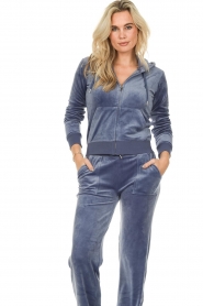 Juicy Couture |  Velour cardigan Robertson | grey blue  | Picture 2