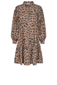 Copenhagen Muse |  Leopard print dress Spot | black  | Picture 1