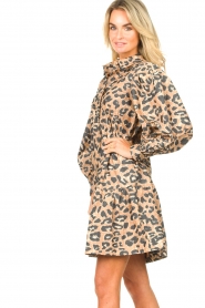 Copenhagen Muse |  Leopard print dress Spot | black  | Picture 8