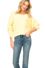 Be Pure |  Knitted sweater Rose | yellow  | Picture 4