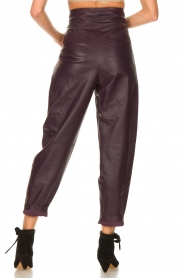 IRO |  Leather baggy pants Bisho | purple | Picture 7