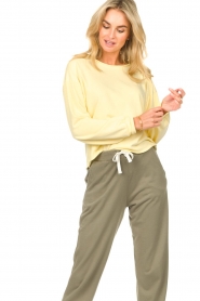 Blaumax |  Cotton sweater Ash | yellow  | Picture 4