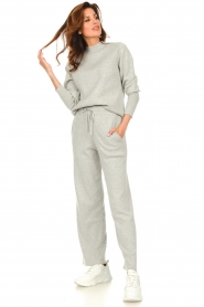 Knit-ted |  Knitted joggers Noor | grey  | Picture 3