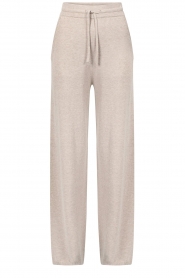 Knit-ted |  Knitted joggers Noor | sand