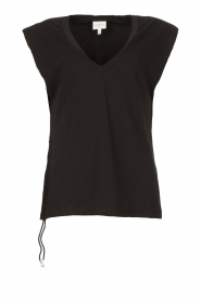 Dante 6 |  Basic top with padded sleeve cuffs Muscle | black  | Picture 1