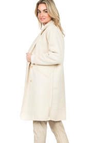 Knit-ted :  Reversible coat Paula | natural  - img8