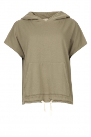 Blaumax |  Sleeveless hoodie Basket | green  | Picture 1