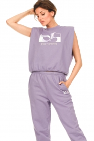 Dolly Sports |  Top with shoulder pads Briar | purple  | Picture 2