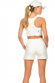 Goldbergh |  Sports bra with logo print Brigid | white  | Picture 7