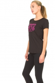 Goldbergh |  Sports top with print Kaia | black  | Picture 7