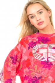 Goldbergh :  Sweater with flowerprint Magnolia | pink - img7