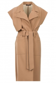 D-ETOILES CASIOPE |  Sleeveless travelwear trench coat Day | beige