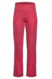 Goldbergh |  Sweatpants with wide legs Lita | pink  | Picture 1