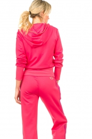 Goldbergh |  Sports cardigan with golden details Liana | pink  | Picture 7