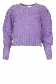Kocca |  Knitted sweater Furio | purple  | Picture 1