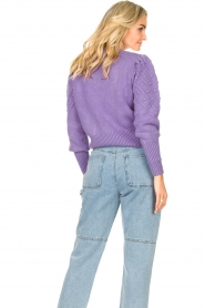 Kocca |  Knitted sweater Furio | purple  | Picture 6
