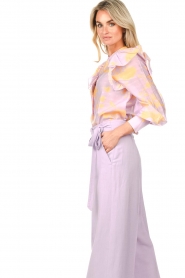Second Female |  Blouse with ruffle details Lyna | lilac  | Picture 5
