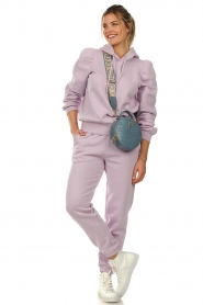 Second Female |  Hoodie with puff sleeves Carmelle | lilac  | Picture 3
