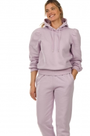 Second Female |  Hoodie with puff sleeves Carmelle | lilac  | Picture 6