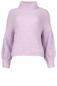  Knitted sweater with lowered sleeves Ulisse | purple