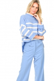 Second Female |  Oversized sweater Ovalis | blue   | Picture 6
