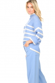 Second Female |  Oversized sweater Ovalis | blue   | Picture 7