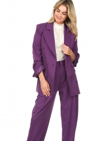 CHPTR S |  Double-breasted blazer Statement | purple  | Picture 6