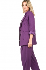 CHPTR S |  Double-breasted blazer Statement | purple  | Picture 7