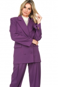 CHPTR S |  Double-breasted blazer Statement | purple  | Picture 4