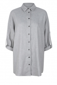 Oversized blouse Lavish | grijs 
