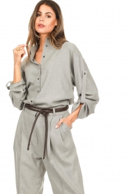 CHPTR S :  Oversized blouse Lavish | grey - img9