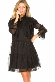 Sofie Schnoor |  Dress with lace details Penny | black  | Picture 2