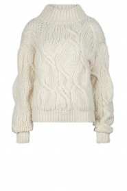 CHPTR S |  Merino woolen cable knit Daniek | ecru  | Picture 1