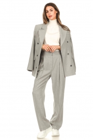 CHPTR S :  High-waist trousers Chic | grey - img3