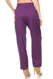 CHPTR S :  Pleated trousers Dawn | purple - img7