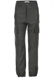  Woolen cargo trousers Victor | grey