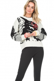 Goldbergh :  Knitted sweater Rox | natural - img5