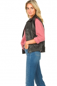 STUDIO AR |  Leather waistcoat Shirley | black  | Picture 7
