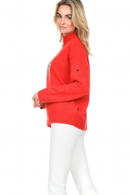 Goldbergh :  Knitted sweater with sequins Beau | red - img7
