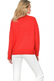 Goldbergh |  Knitted sweater with sequins Beau | red  | Picture 8