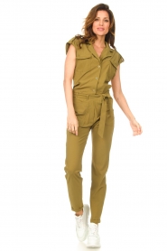 D-ETOILES CASIOPE |  Travelwear jumpsuit Chloe | green  | Picture 4