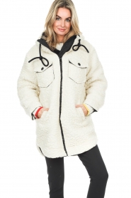 Goldbergh :  Shearling fleece jacket Elyse | natural - img5