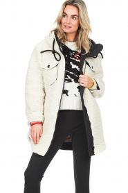 Goldbergh :  Shearling fleece jacket Elyse | natural - img4