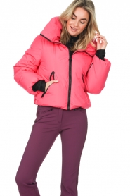 Goldbergh :  Ski jacket with down Porter | pink - img4