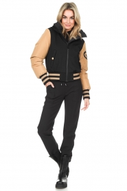 Goldbergh |  Ski bomber jacket with down College | black  | Picture 3