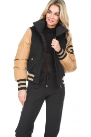 Goldbergh |  Ski bomber jacket with down College | black  | Picture 4
