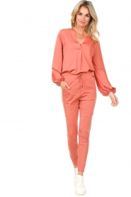 D-ETOILES CASIOPE :  Travelwear pants Guet | orange - img2