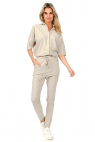 D-ETOILES CASIOPE :  Travelwear blouse Raeven | cement - img3