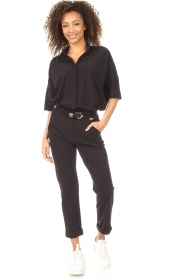 D-ETOILES CASIOPE |  Travelwear blouse Raeven | black  | Picture 3