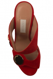 L'Autre Chose |  Suede sandals Luzia | Red  | Picture 7